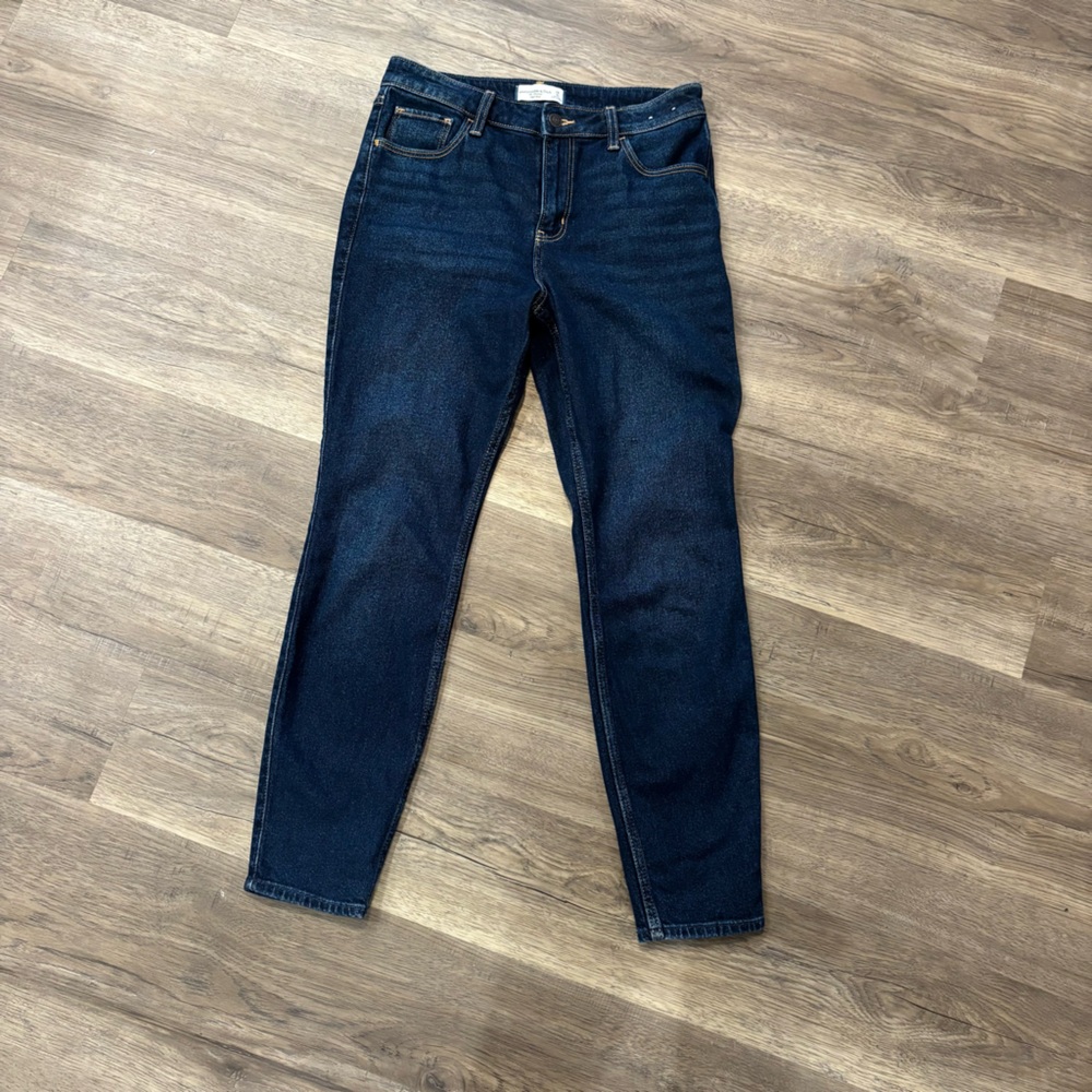 Abercrombie & Fitch Indigo The Super Skinny High Rise Denim Jeans